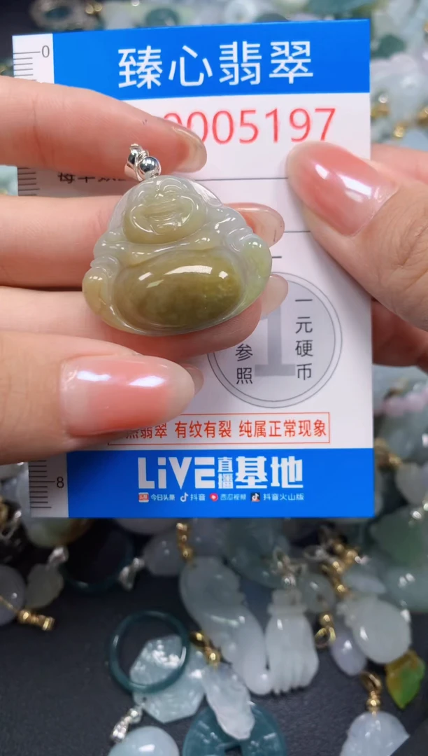 吊坠(不含链)未镶嵌翡翠5197