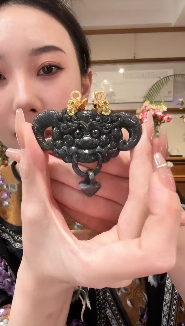 【闪购商品】翡翠颈饰未镶嵌国风