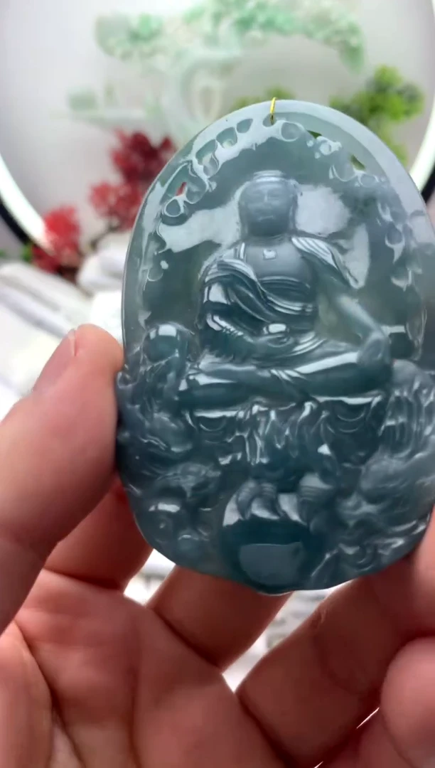 【闪购商品】翡翠颈饰未镶嵌阿弥陀佛