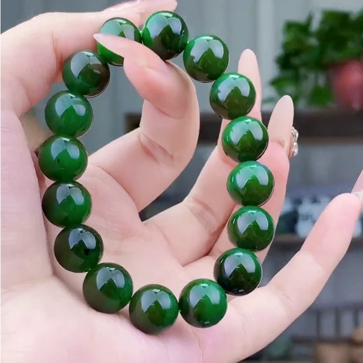 和田玉黄加绿碧玉手串【卡13】拍一发一，多样性发货！