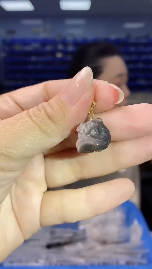 【闪购商品】黑曜岩颈饰未镶嵌Q01344