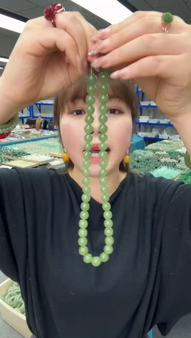 湖水绿10mm女神链子