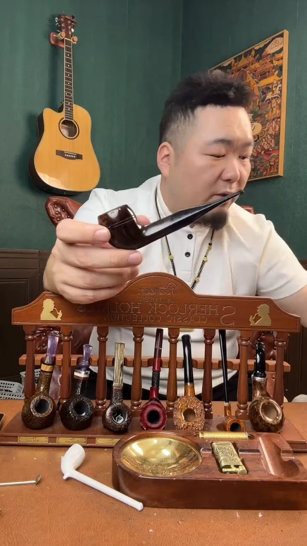 石楠木木雕款意大利进口石楠木烟斗
