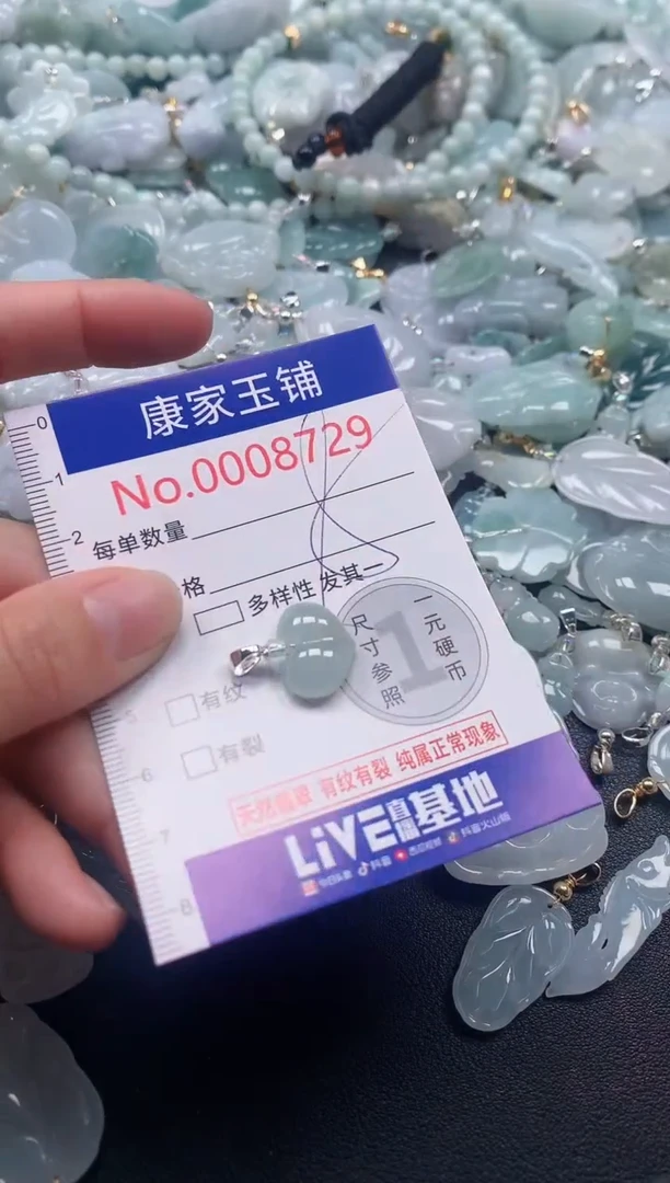 颈饰未镶嵌翡翠8729