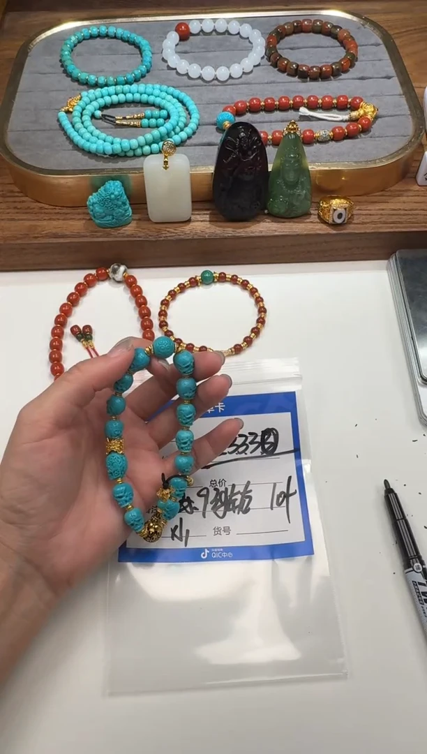 未镶嵌绿松石手串手串鼓*～手串手串