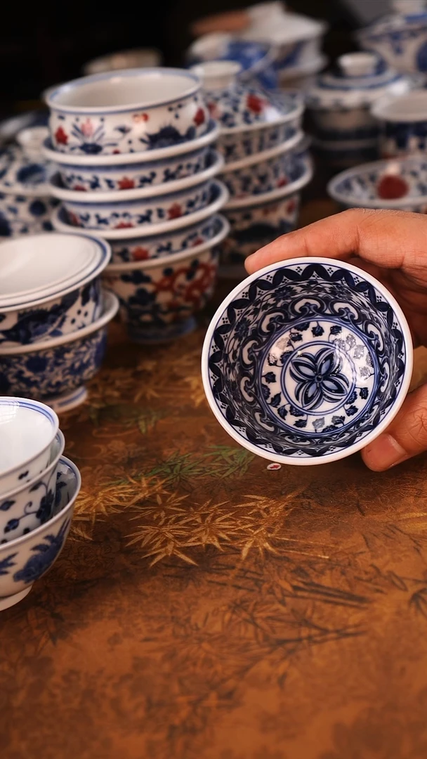 共*赢景德镇手工手绘茶器