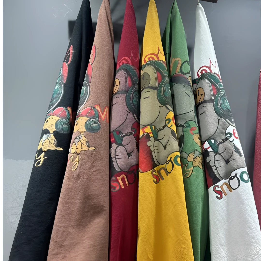 美式棒球服休闲情侣复古宽松印花国潮