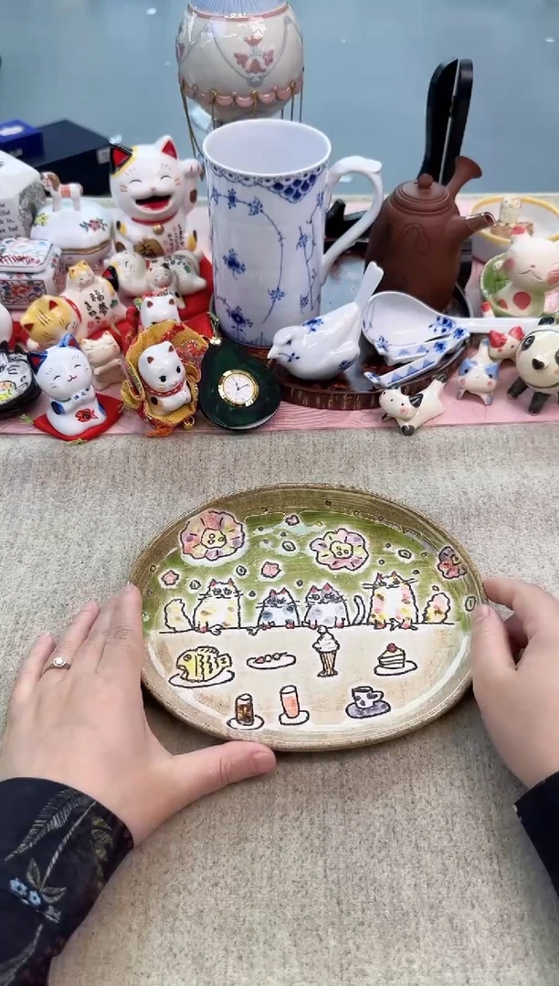 瓷片泡泡的瓷器好看到爆