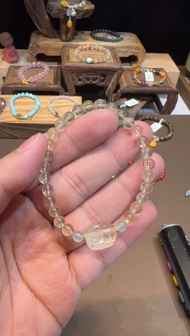 【闪购商品】水晶手链未镶嵌手饰@@E6376