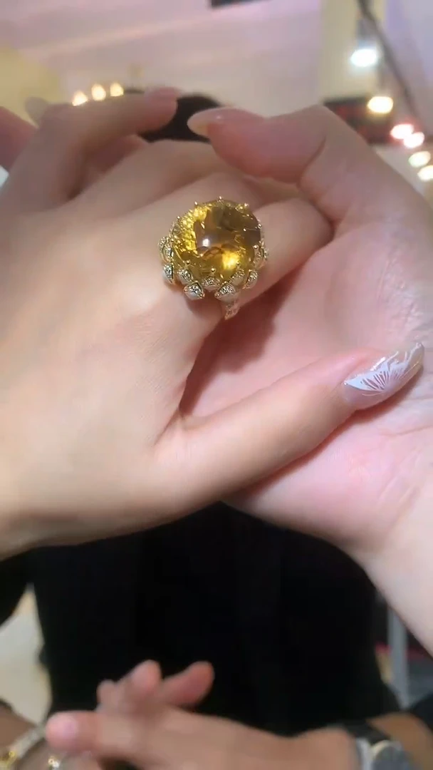 银S925镶嵌戒指水晶【宝石世家严选】备注圈口
