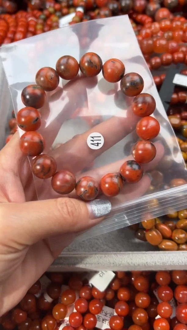 未镶嵌手串南红玛瑙14+