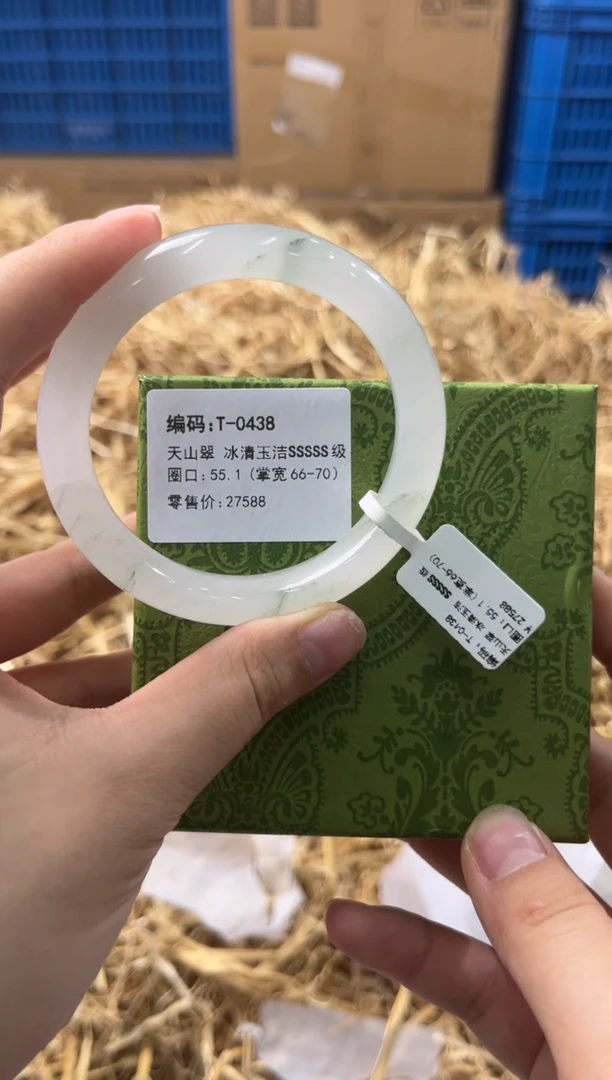 未镶嵌手镯石英质玉T0438