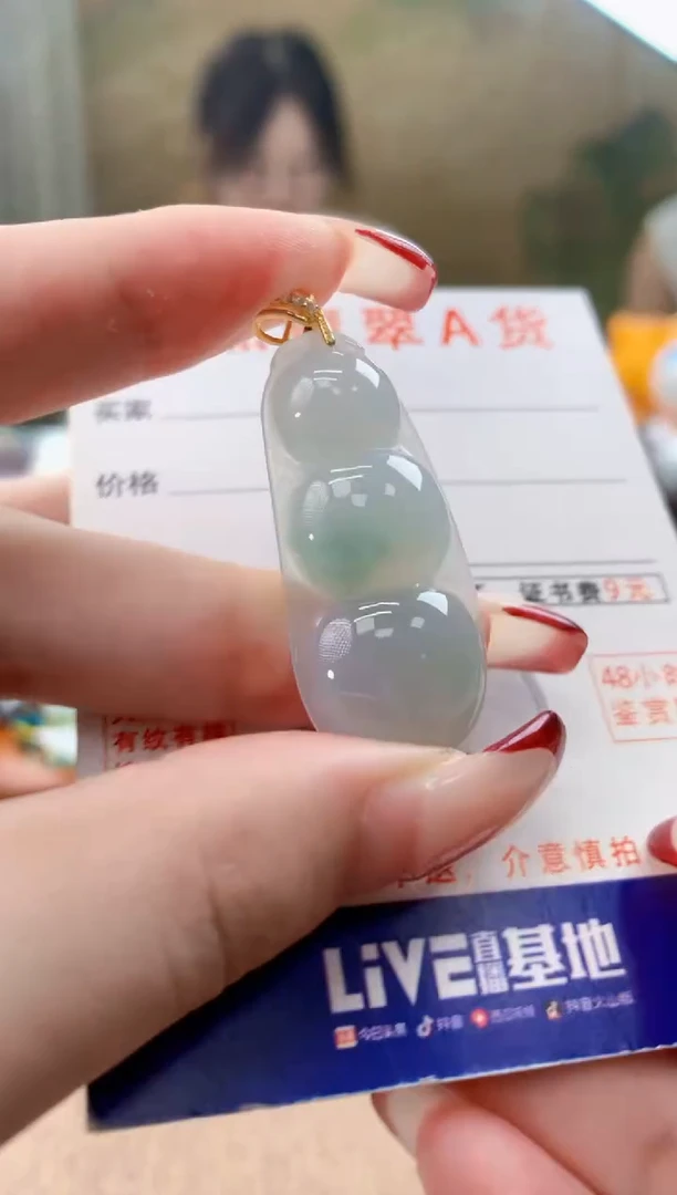 颈饰未镶嵌翡翠天然A货翡翠挂件