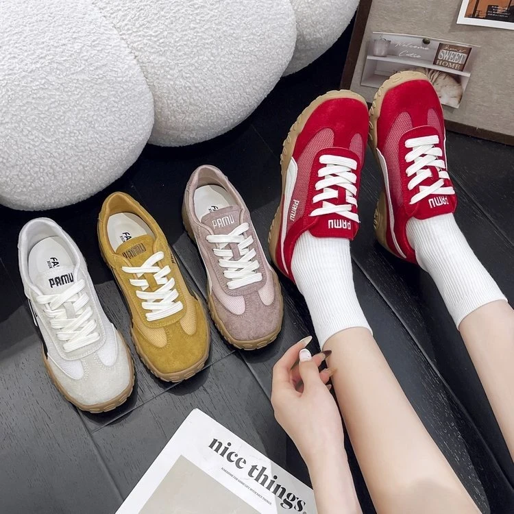 2025女夏新款德训鞋薄轻便透气网面时尚平底学生鞋X7