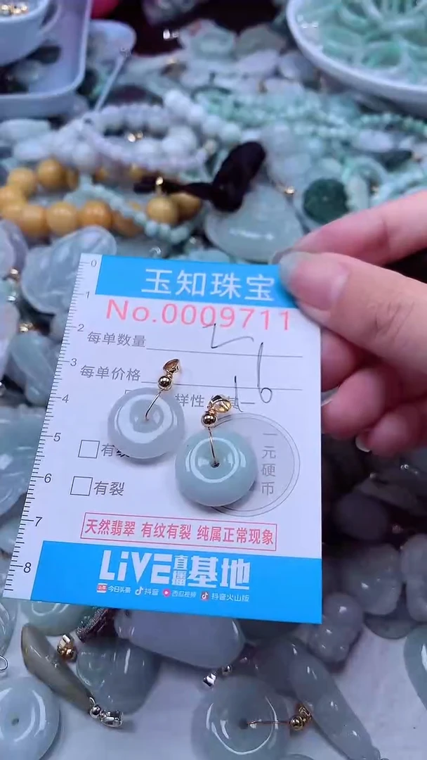 翡翠未镶嵌吊坠(不含链)9711