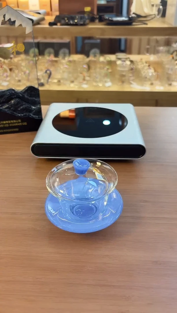 禾器-源荷盖碗-雾蓝玉