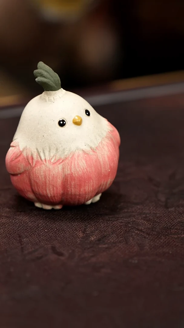 紫砂茶宠紫砂 算鸟