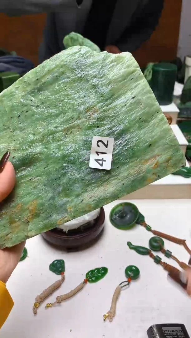 未镶嵌和田玉珠宝半成品1