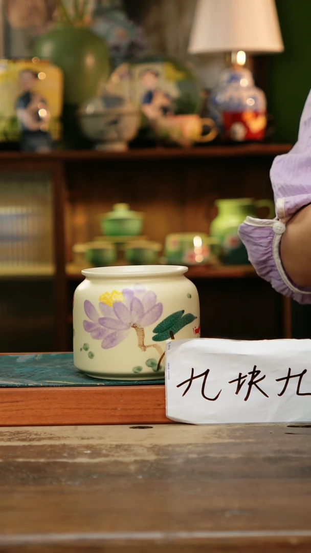 瓷片景德镇纯手工釉下彩精品茶具