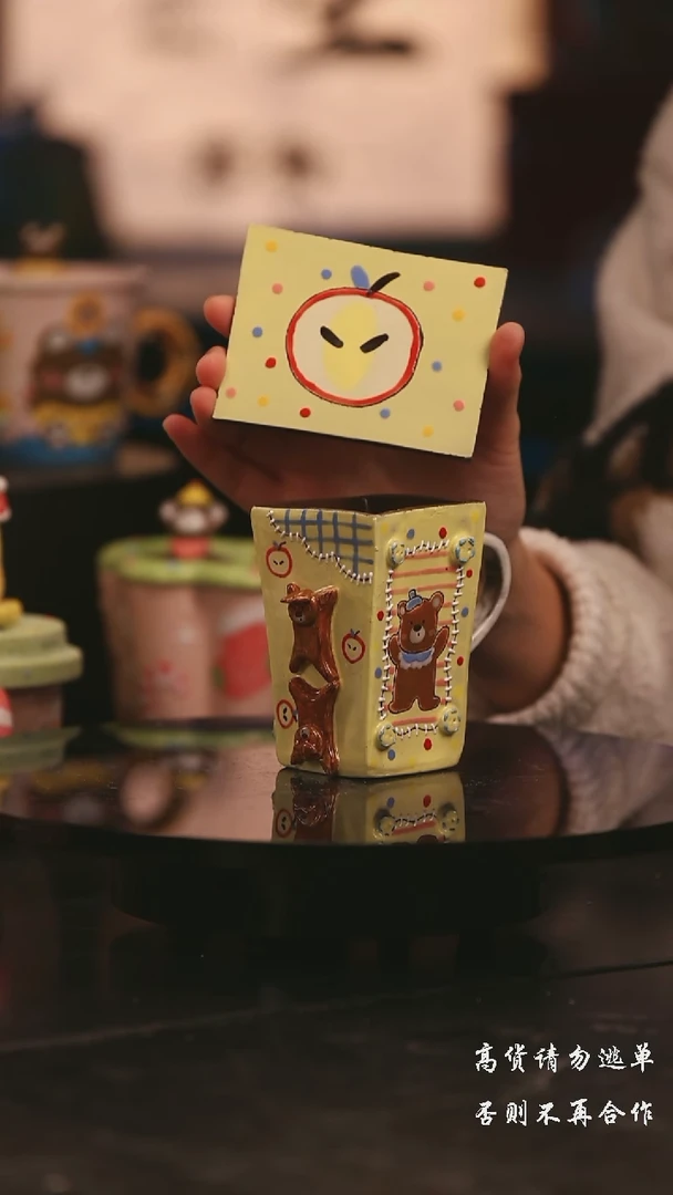 陶瓷景德镇可爱设计师款陶瓷