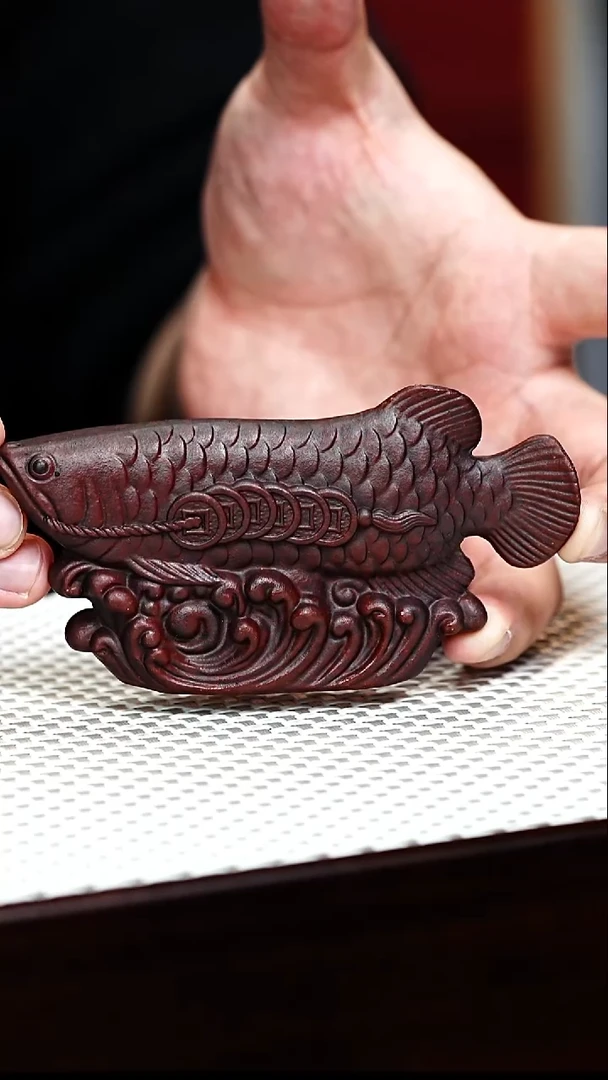 紫砂茶宠茶宠 鱼