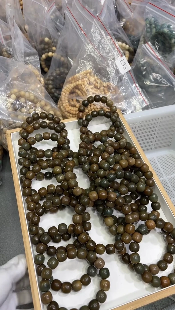 【闪购商品】菩提根/象牙果手串15有风化纹（213）