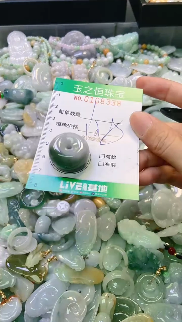 翡翠未镶嵌颈饰闪购0108338