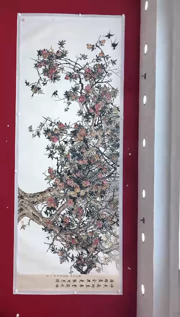 国画杏*李小宁老师丈二