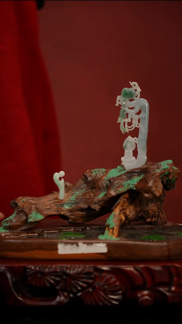 未镶嵌摆件翡翠悟道