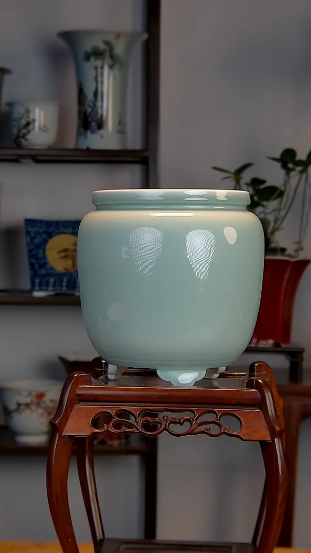 景德镇陶瓷手工花盆