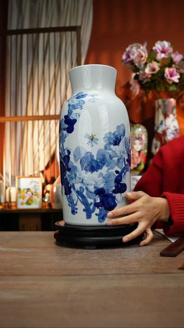 【简家甄选】景德镇设计师釉下手绘陶瓷