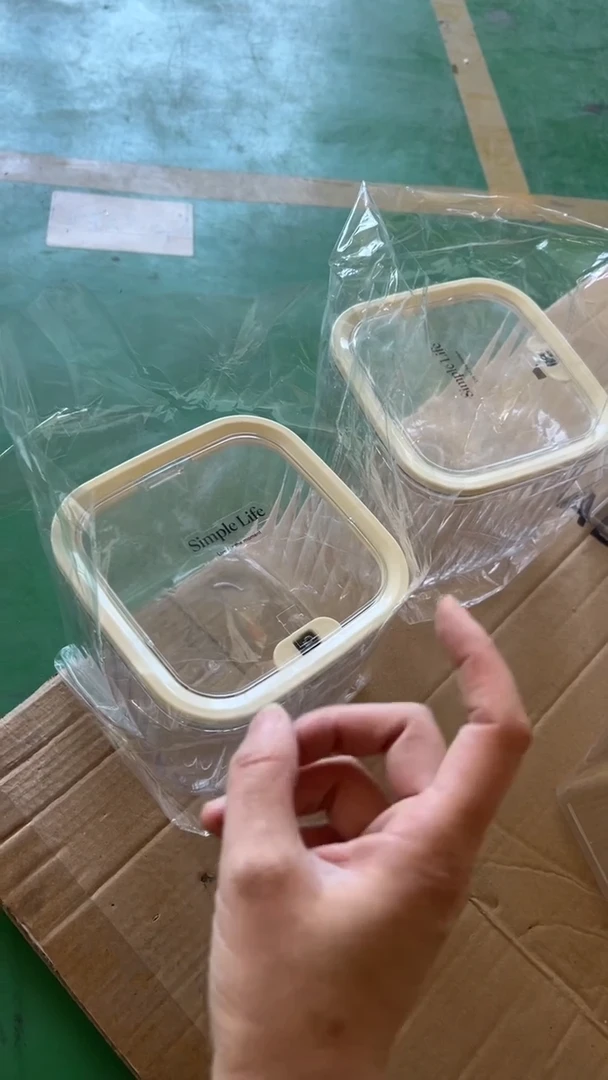 塑料2个弹盖透明收纳盒15.5/15.5/14.5清仓款不退不换