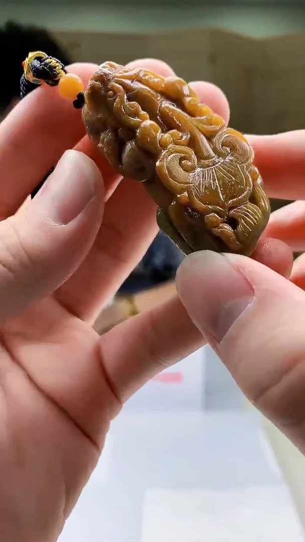 【闪购商品】定制翡翠未镶嵌4688bb-毛货挂件44