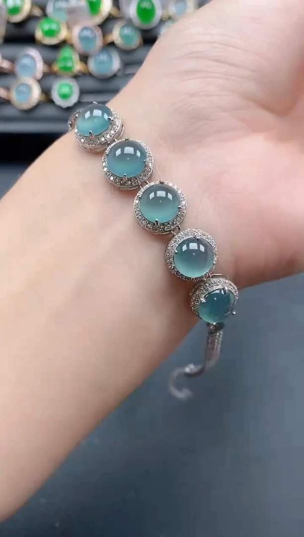 银S925镶嵌戒指翡翠11111111