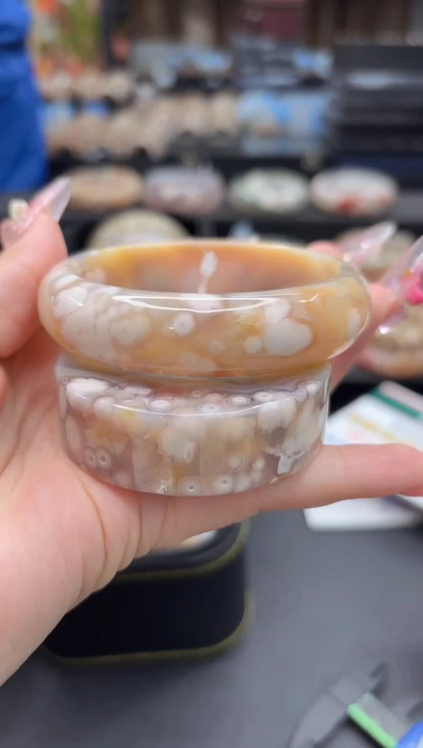 未镶嵌手镯石英质玉249(61圈赠送镯心)