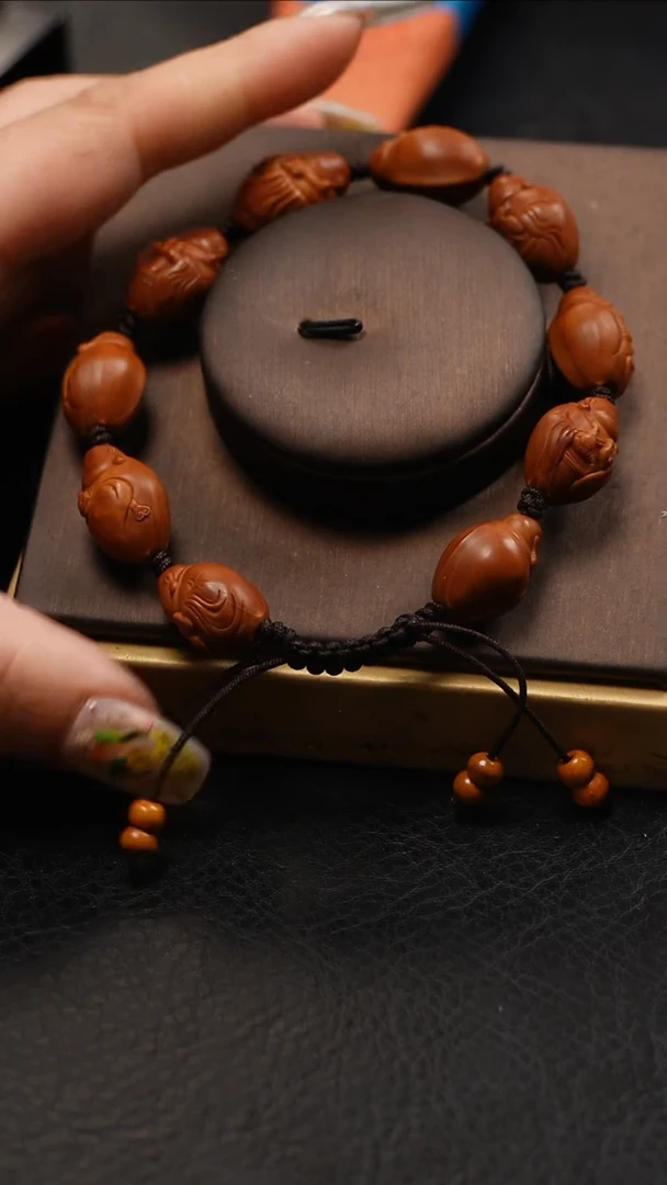 【闪购商品】橄榄核手串/手链橄榄核雕刻文玩作品