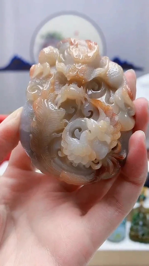 未镶嵌定制翡翠5060zm-毛货挂件80