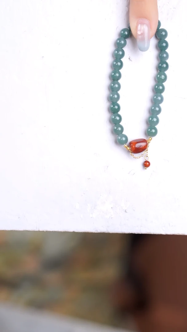 银S925镶嵌手链翡翠@@@@