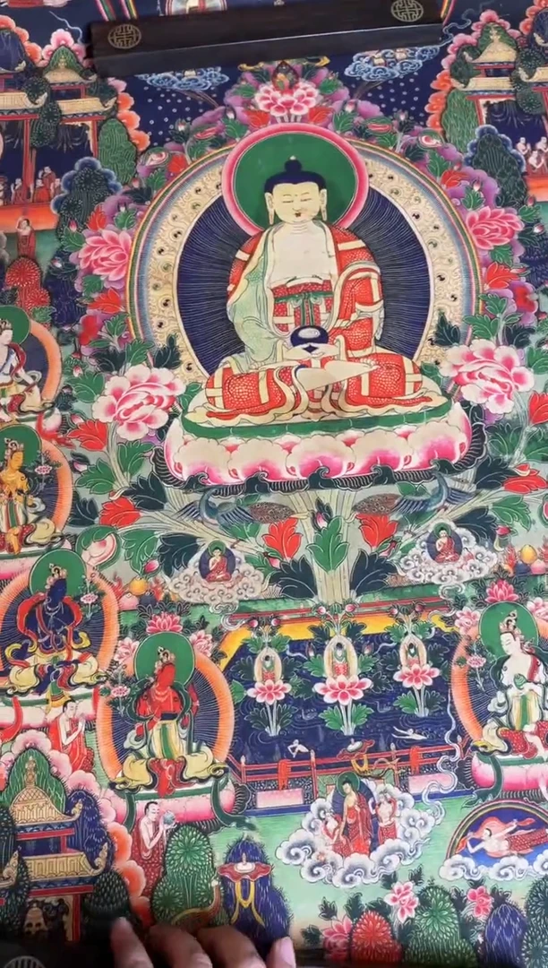 卷轴画手绘唐卡148