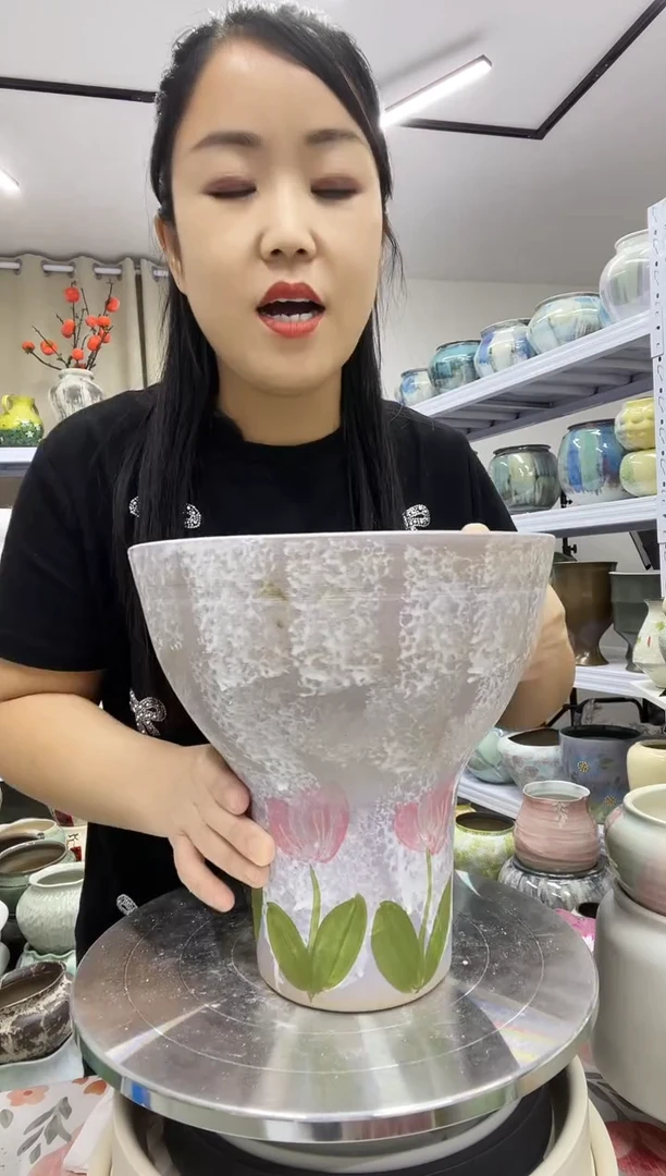 【   陶瓷花盆9.5   】