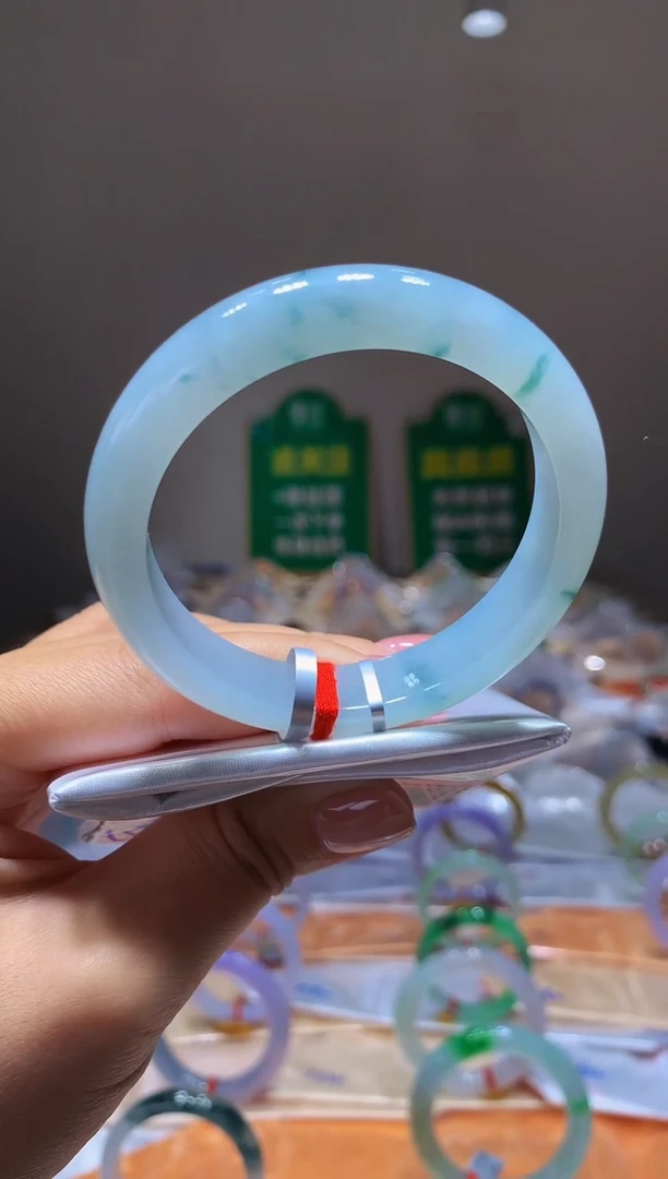 未镶嵌手镯翡翠k97天然缅甸翡翠56