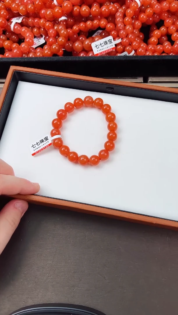 【闪购商品】南红玛瑙亮光手串卡11+未镶嵌保山杨柳滴水洞