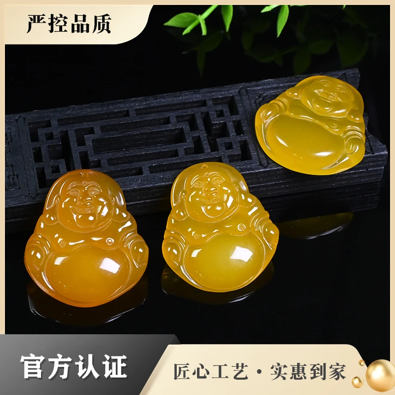 ML1865-精美时尚玛瑙佛公吊坠-多样性只发一件
