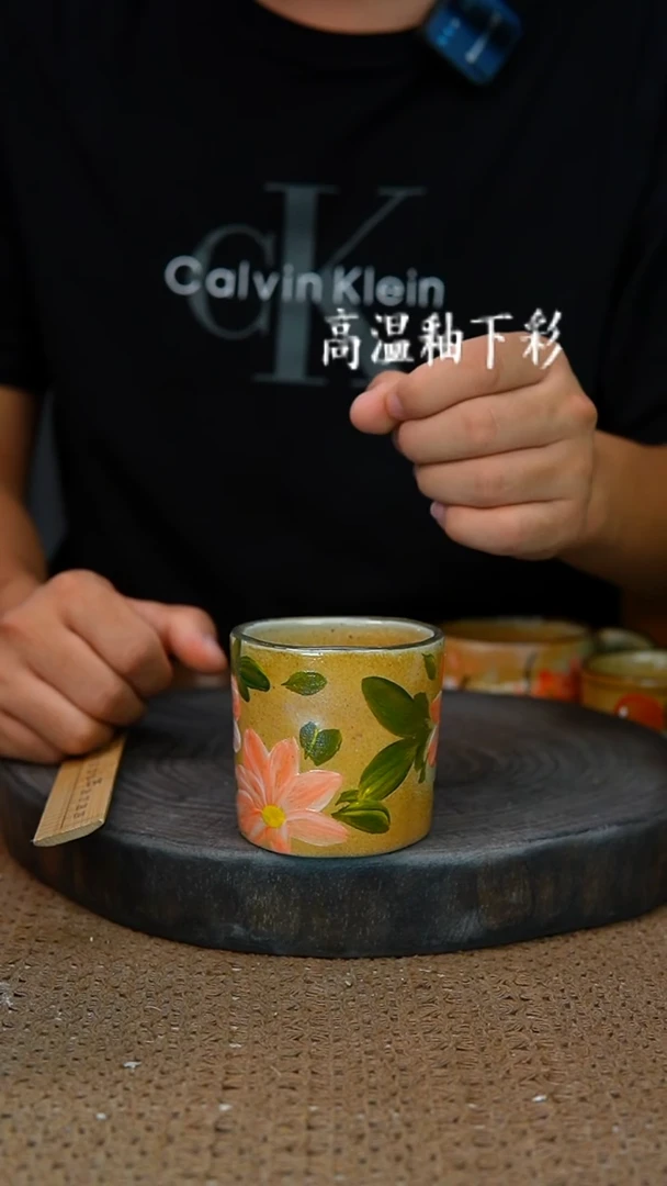 釉下彩43手工高温陶瓷