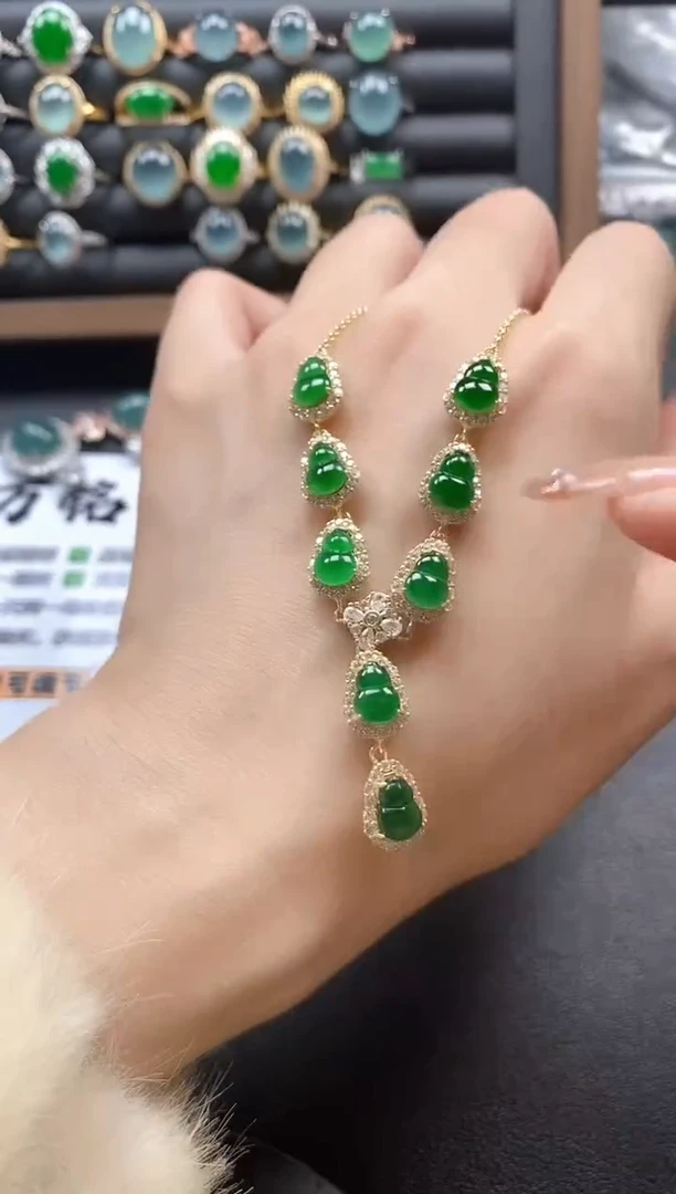 银S925镶嵌戒指翡翠51511