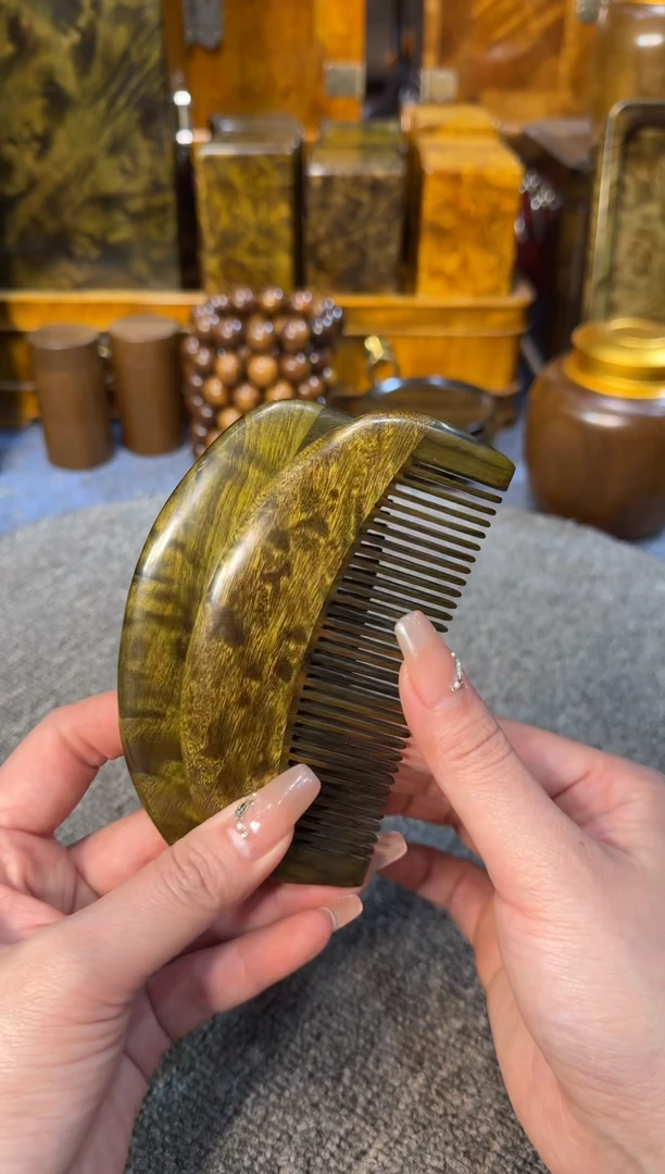 【闪购商品】乌木类成套家具阴沉乌木半月梳