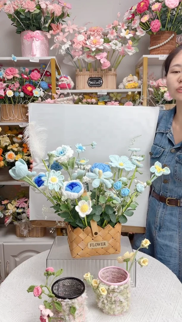 纯手工毛线花私人订制