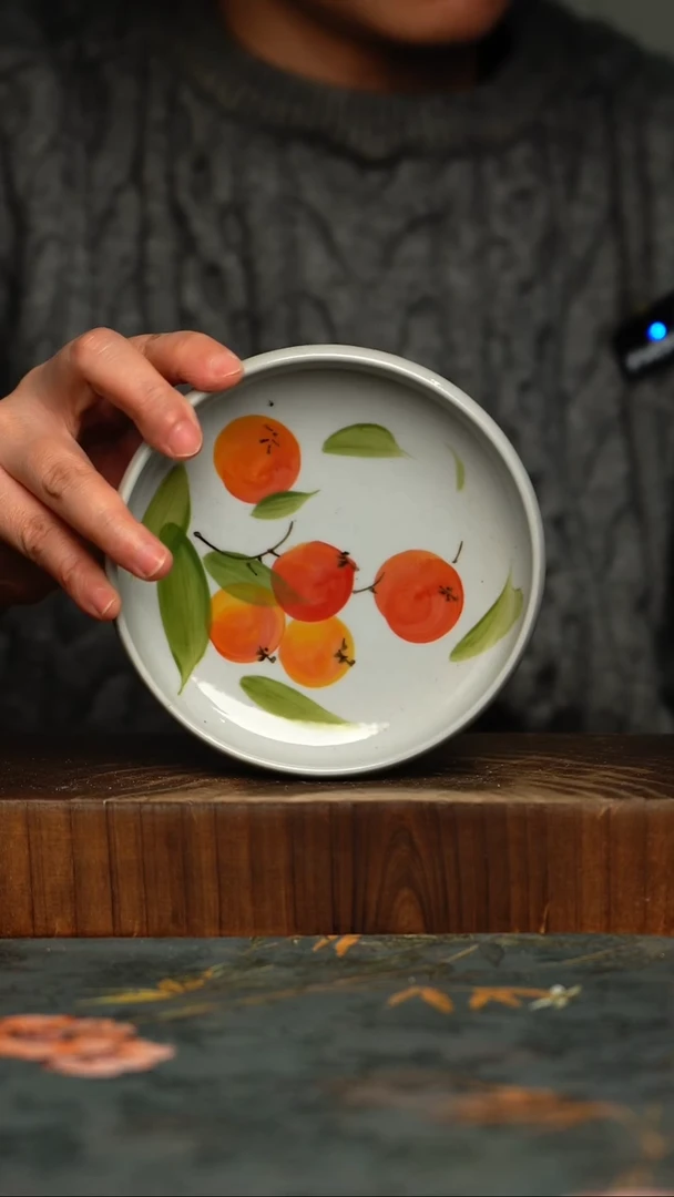 瓷片釉下彩手工手绘同款陶器