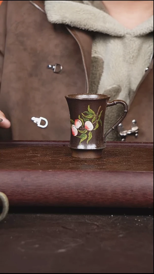 茶壶紫砂柴烧 杯