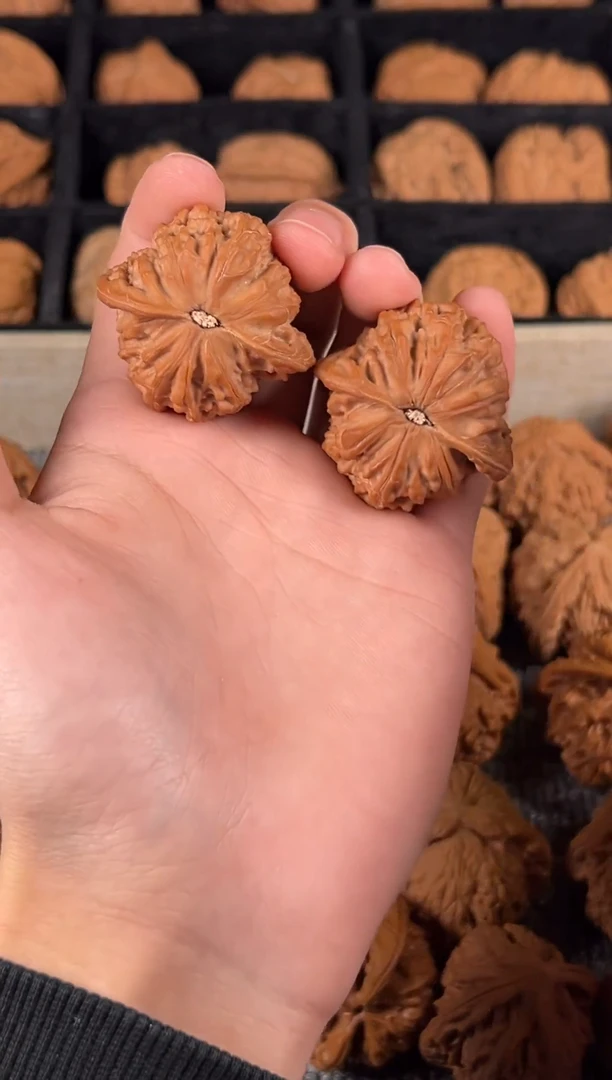 把件文玩核桃全品40+红皮磨盘3号